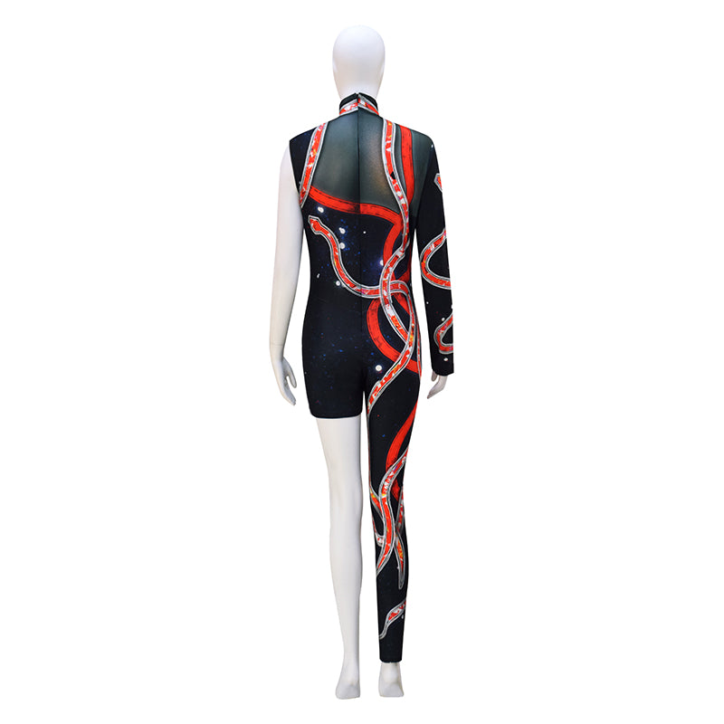 DIY Reputation Eras Tour Adults Black Red Snake Cosplay Costume - Image 4
