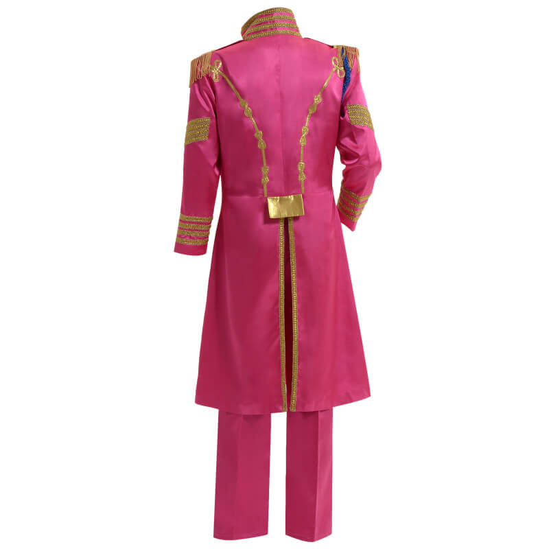 Sgt.pepper the Beatles Costume Outfit Sgt Pepper's Lonely Hearts Club Band Uniform PinK Color - Image 4
