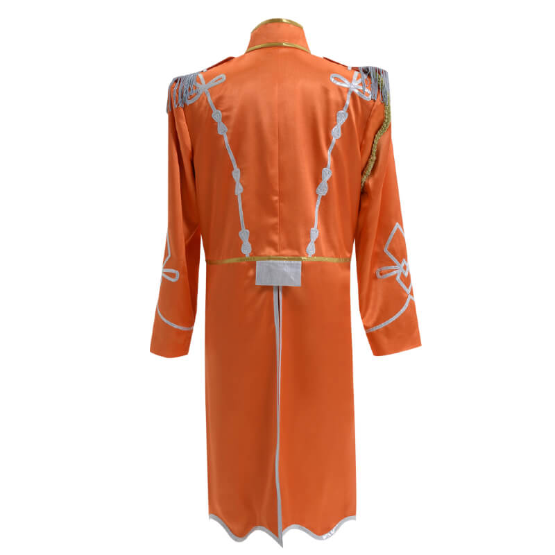 Sgt.pepper the Beatles Costume Outfit Sgt Pepper's Lonely Hearts Club Band Uniform Orange Color - Image 3