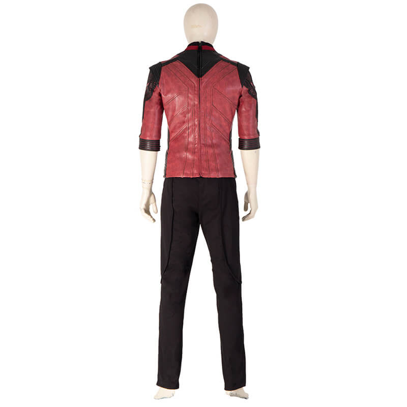 Shang Chi Costumes Red Jacket Master of Kung Fu Cosplay Outfit for Halloween - Image 4