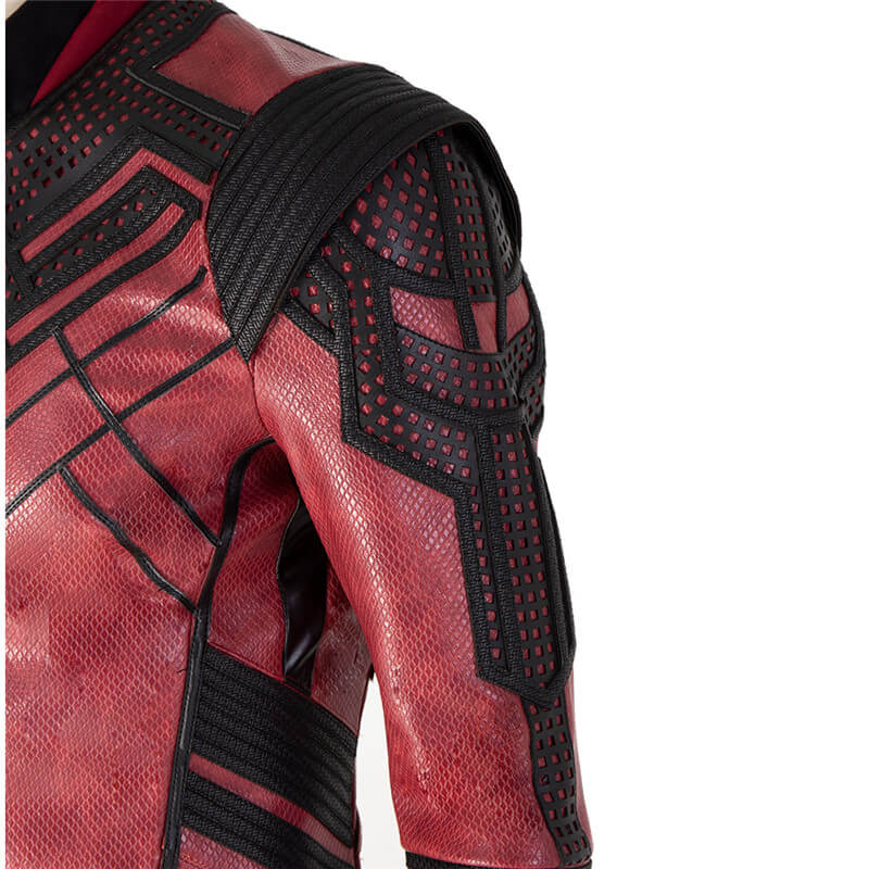 Shang Chi Costumes Red Jacket Master of Kung Fu Cosplay Outfit for Halloween - Image 7