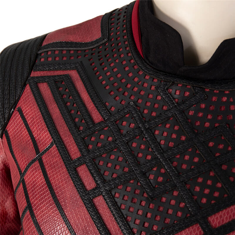 Shang Chi Costumes Red Jacket Master of Kung Fu Cosplay Outfit for Halloween - Image 8