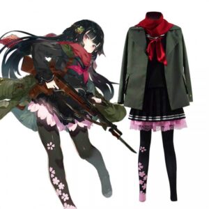 Game Girls' Frontline Type 100 Shiki Cosplay Costume