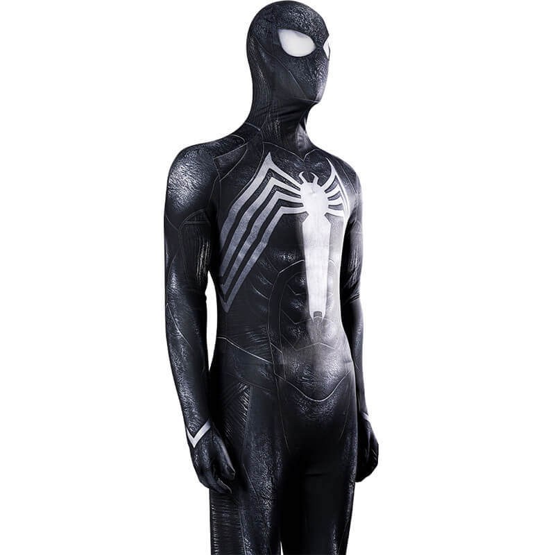 Spider-Man 2 Venom Symbiote Black Suit Cosplay Bodysuit Top Level - Image 6
