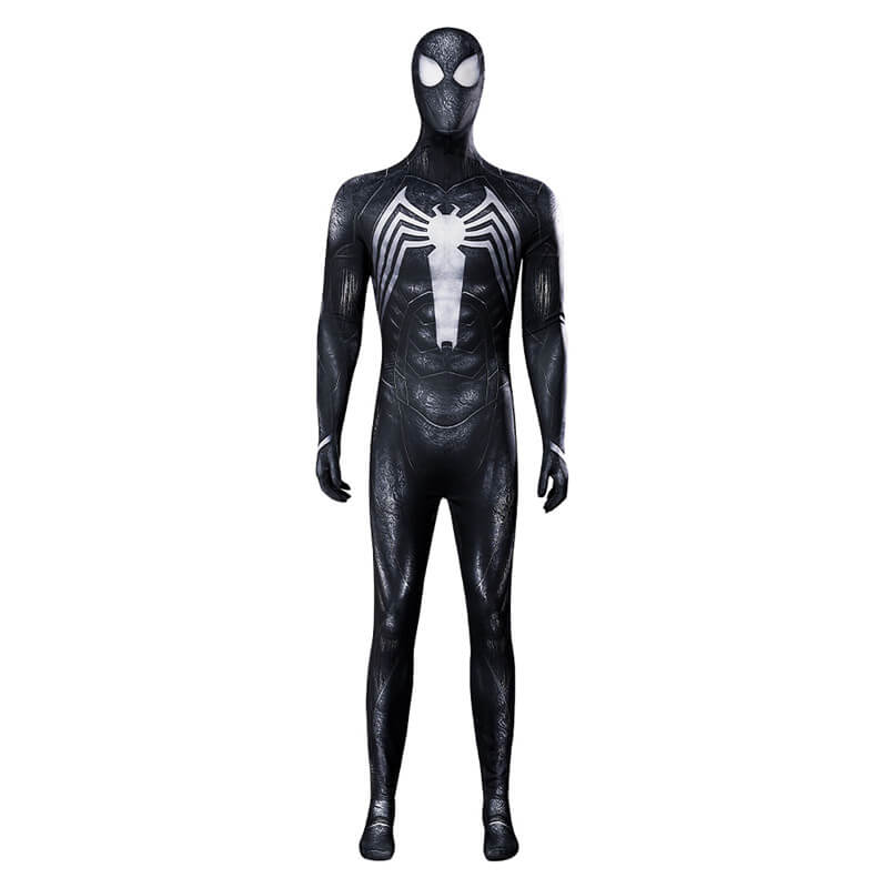 Spider-Man 2 Venom Symbiote Black Suit Cosplay Bodysuit Top Level - Image 2