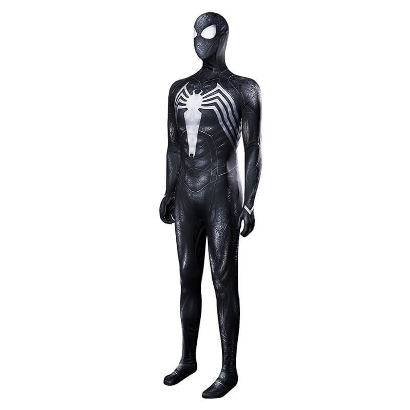 Spider-Man 2 Venom Symbiote Black Suit Cosplay Bodysuit Top Level - Image 4