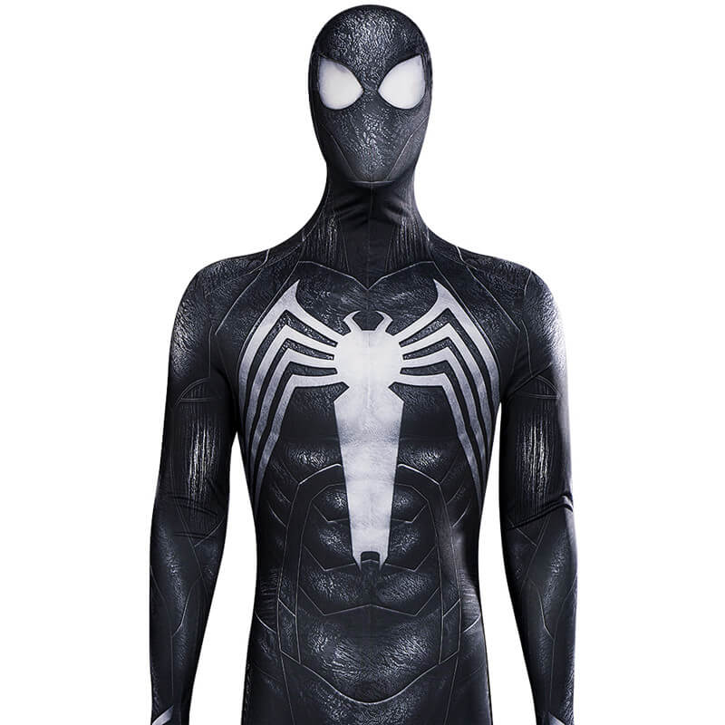 Spider-Man 2 Venom Symbiote Black Suit Cosplay Bodysuit Top Level - Image 8