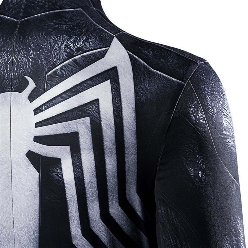 Spider-Man 2 Venom Symbiote Black Suit Cosplay Bodysuit Top Level - Image 10