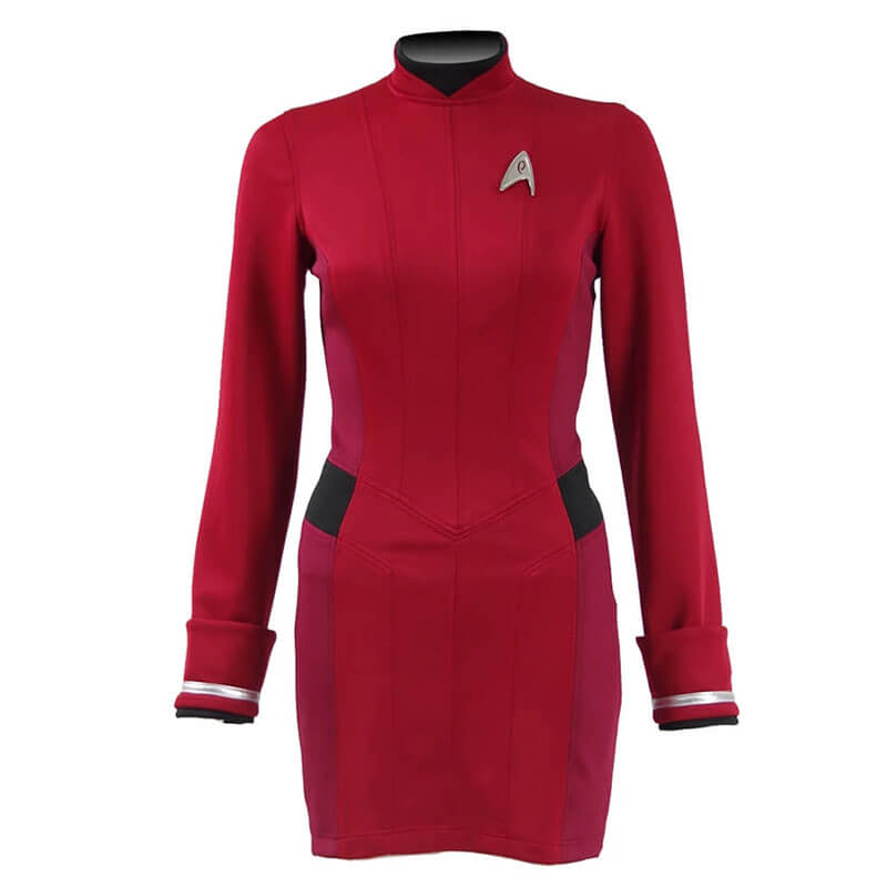 Star Trek Beyond Costume Uhura Engineer Crewman Red Dress Uniform Girls Women - Image 2