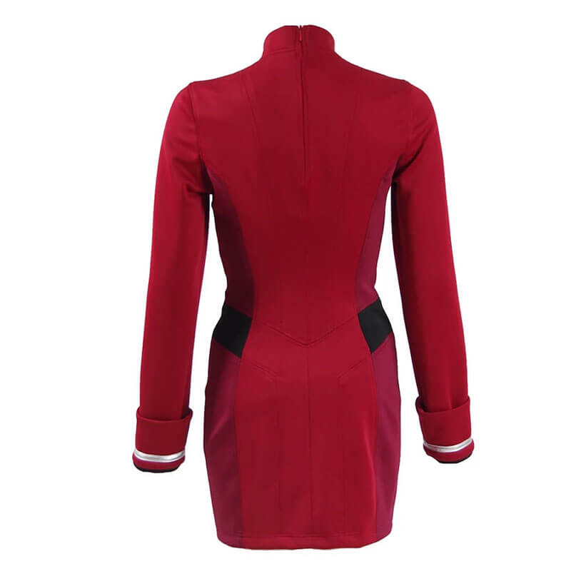 Star Trek Beyond Costume Uhura Engineer Crewman Red Dress Uniform Girls Women - Image 6