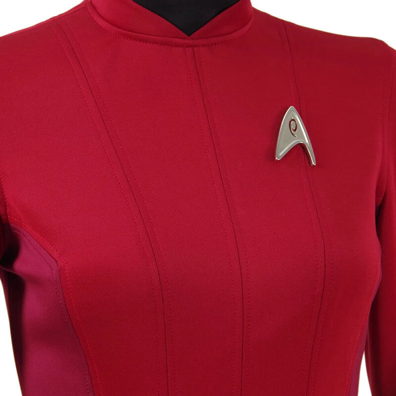 Star Trek Beyond Costume Uhura Engineer Crewman Red Dress Uniform Girls Women - Image 7