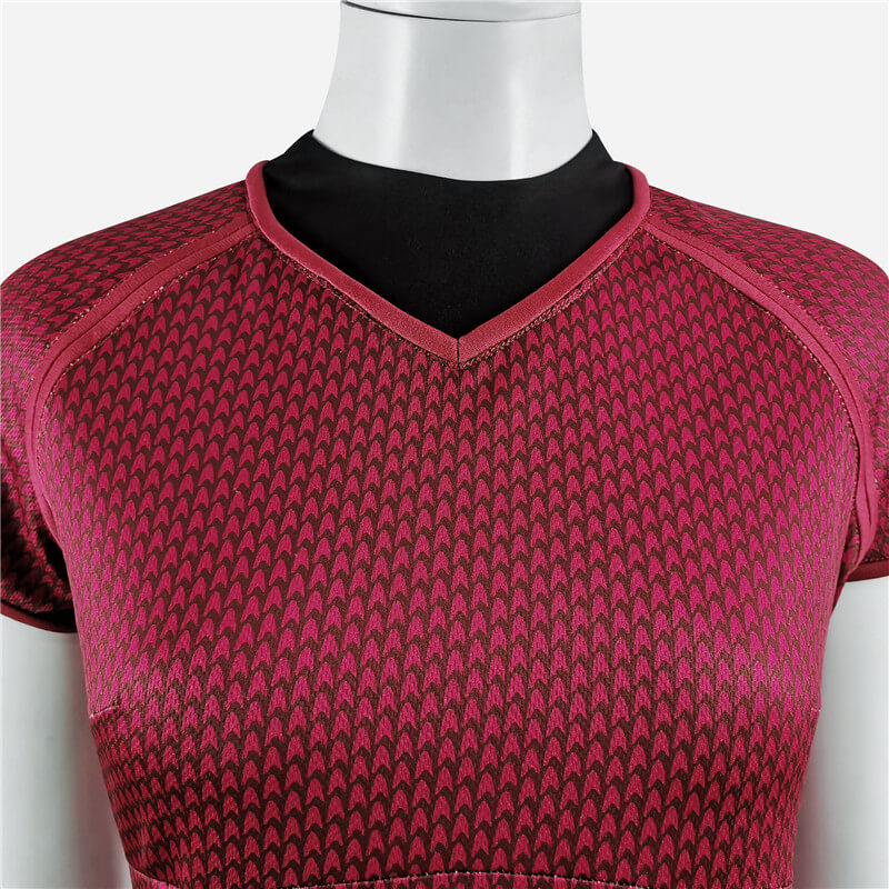 Star Trek Into Darkness Fleet Uhura Red Uniform Dress Cosplay Costume - Image 8