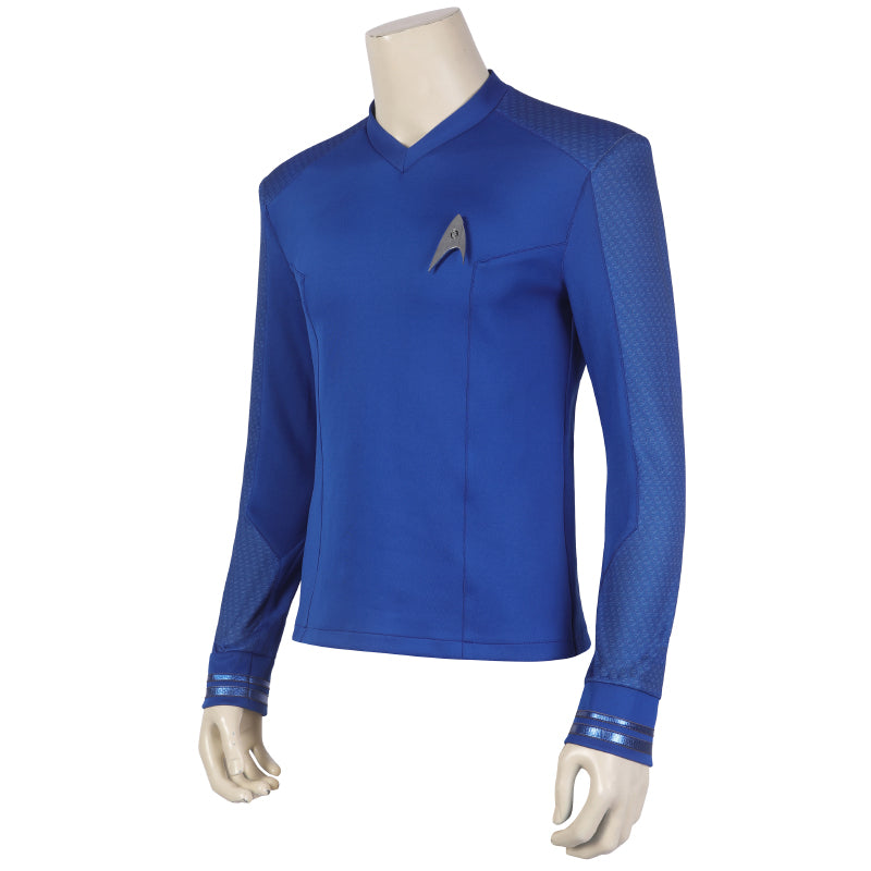 Star Trek Strange New Worlds Uniforms Shirt Cosplay Costume - Blue Color - Image 3