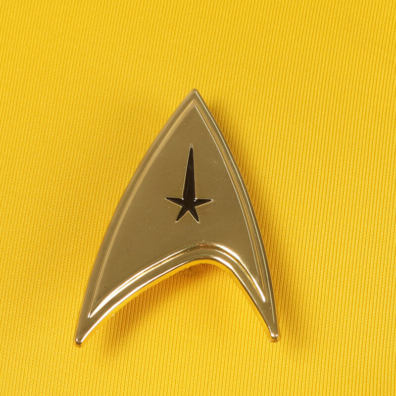 Star Trek Strange New Worlds Yellow Uniform Shirt Captain Christopher Pike Cosplay Costume - Image 7