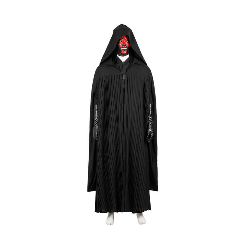Darth Maul Cosplay Star Wars Darth Maul Halloween Costume Tunic Outfits Mask - Image 2