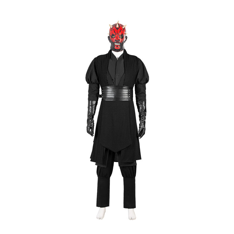 Darth Maul Cosplay Star Wars Darth Maul Halloween Costume Tunic Outfits Mask - Image 5