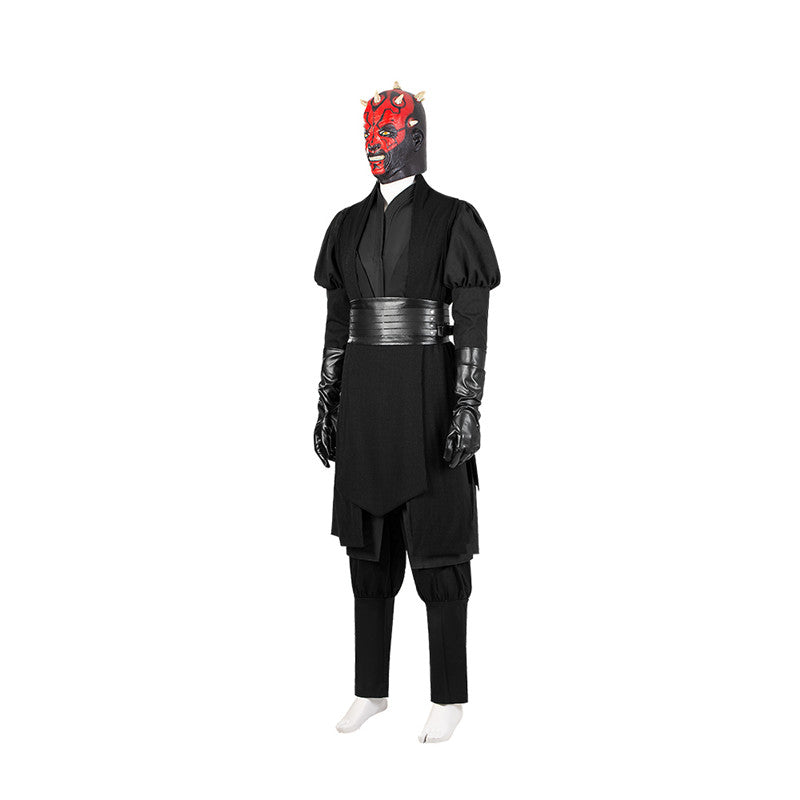 Darth Maul Cosplay Star Wars Darth Maul Halloween Costume Tunic Outfits Mask - Image 6