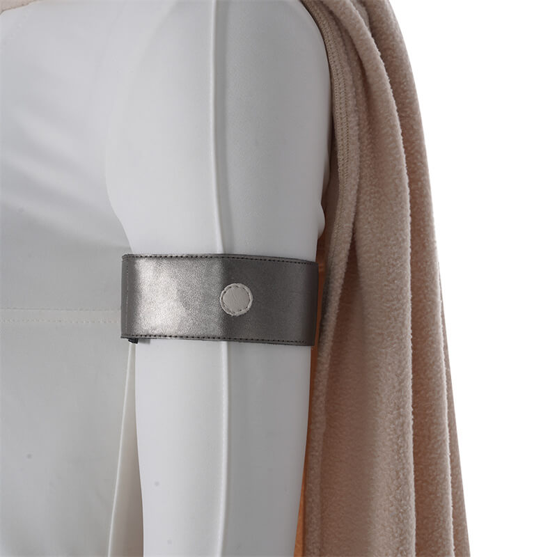 Star Wars Padme Amidala Costumes Padme Cosplay White Battle Outfits New Version - Image 22
