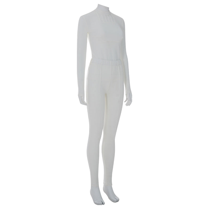Star Wars Padme Amidala Costumes Padme Cosplay White Battle Outfits New Version - Image 10