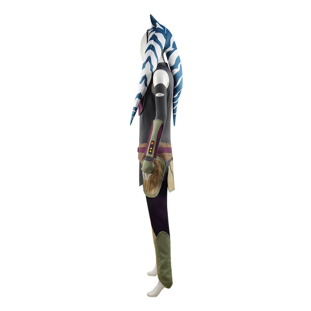 Star Wars Rebels Ahsoka Tano Cosplay Halloween Costume Adults - Image 4