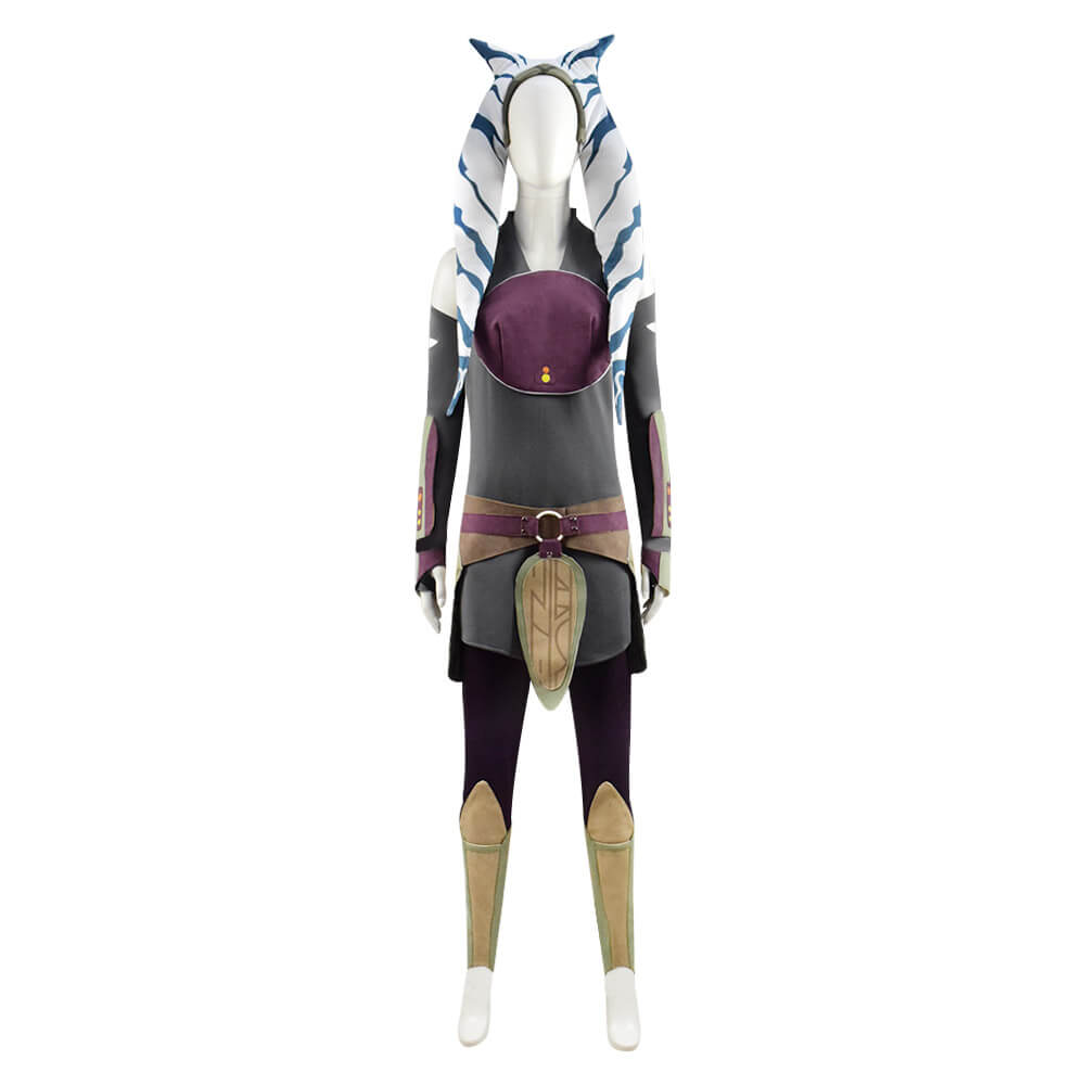Star Wars Rebels Ahsoka Tano Cosplay Halloween Costume Adults - Image 2