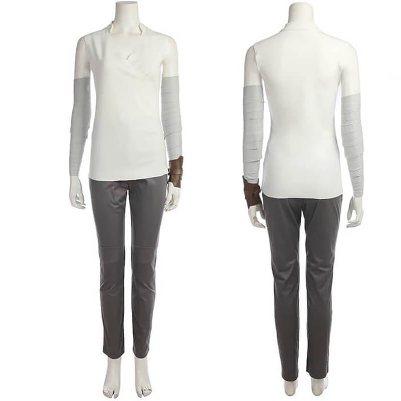 Star Wars VIII The Last Jedi Rey Cosplay Costume for Halloween - Image 2