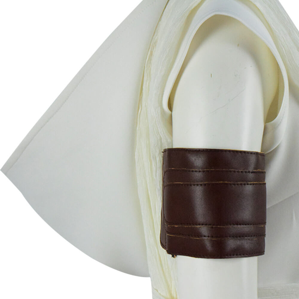 Star Wars The Rise Of Skywalker Rey Cosplay Costume White Outfit Full Set 2019 - Image 12