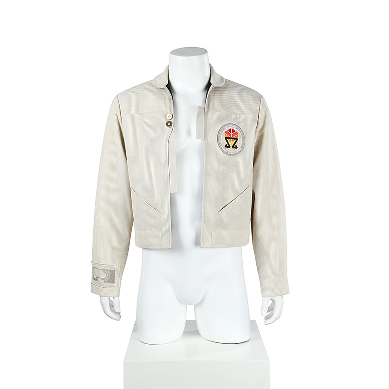 Star Wars: Skeleton Crew White Jacket Halloween Costume Daily Costume - Image 2