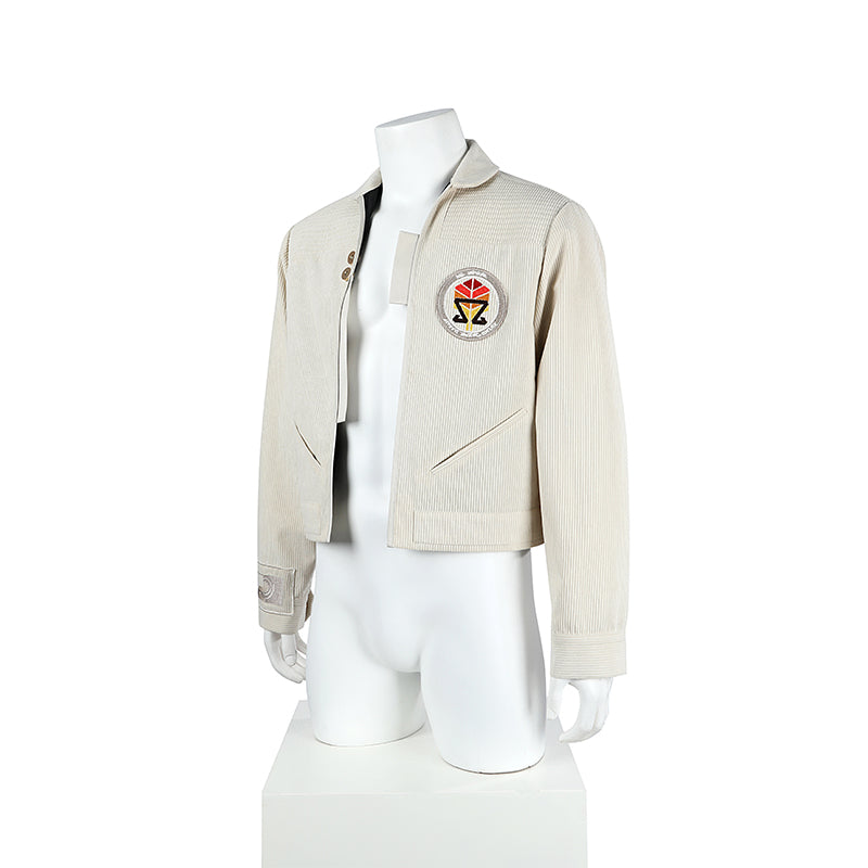 Star Wars: Skeleton Crew White Jacket Halloween Costume Daily Costume - Image 4
