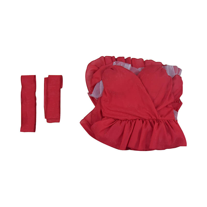 Suicide Squad 2021 Movie Harley Quinn Cosplay Costume Red Dress - Image 7