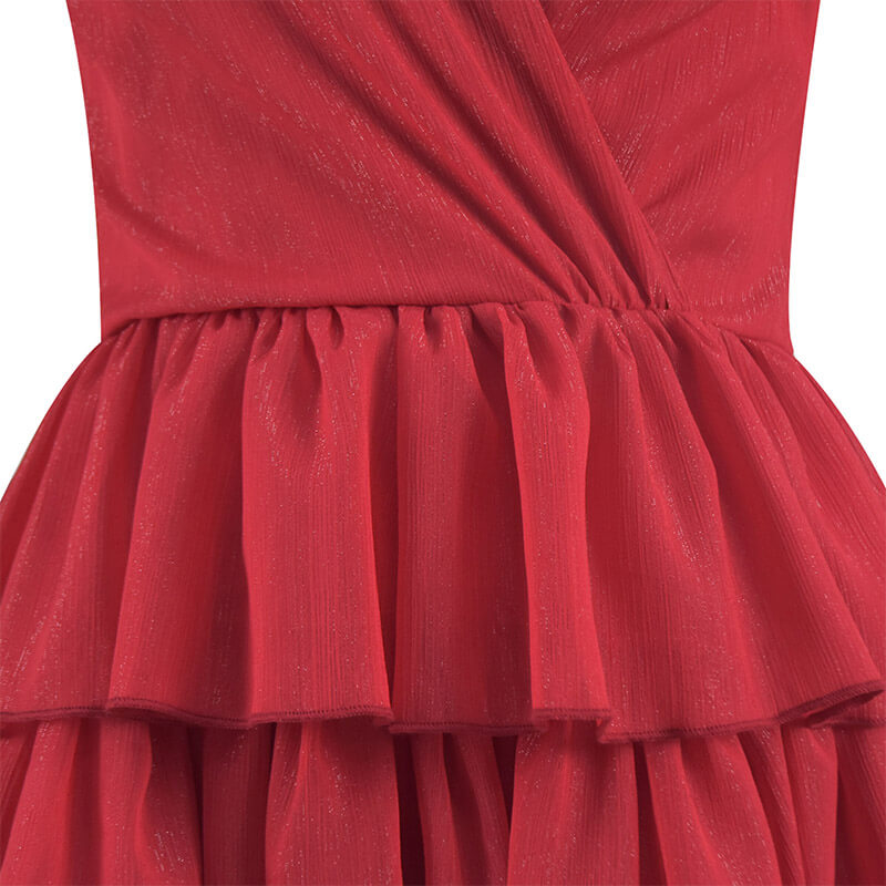 Suicide Squad 2021 Movie Harley Quinn Cosplay Costume Red Dress - Image 9