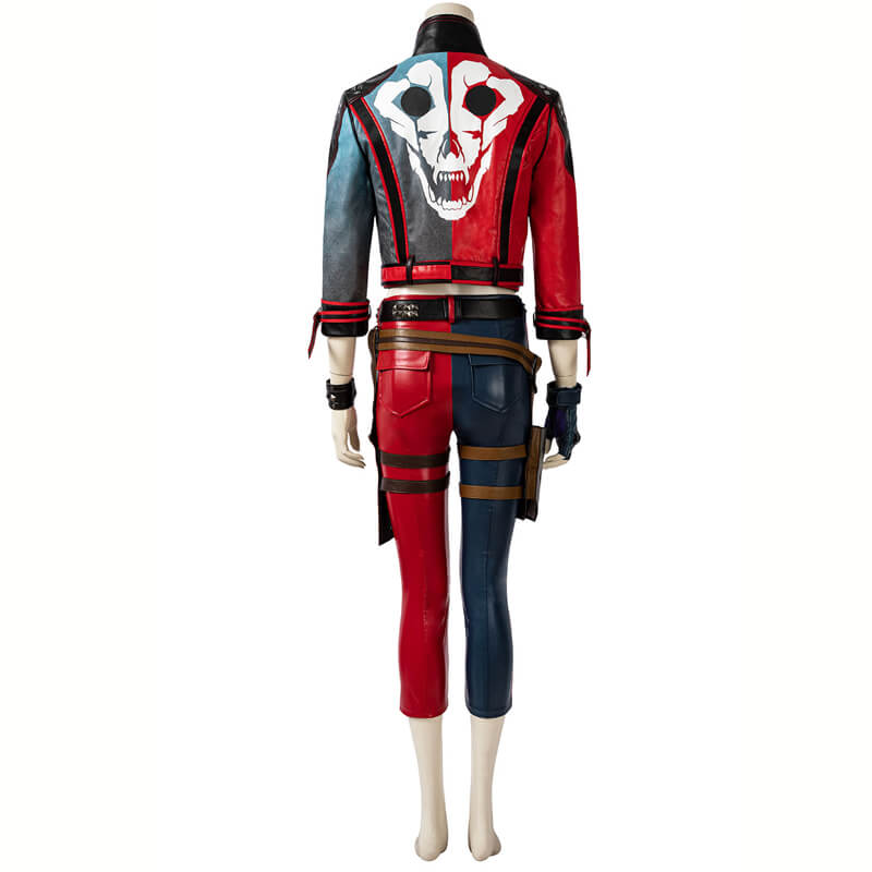 Harley Quinn Costumes Suicide Squad Kill the Justice League Cosplay Outfit Halloween Suit - Image 5