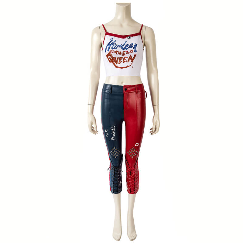 Harley Quinn Costumes Suicide Squad Kill the Justice League Cosplay Outfit Halloween Suit - Image 7