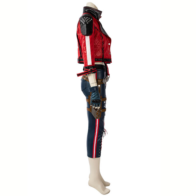 Harley Quinn Costumes Suicide Squad Kill the Justice League Cosplay Outfit Halloween Suit - Image 4