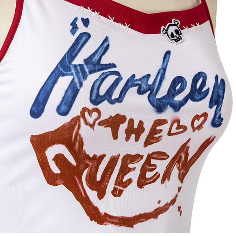 Harley Quinn Costumes Suicide Squad Kill the Justice League Cosplay Outfit Halloween Suit - Image 13