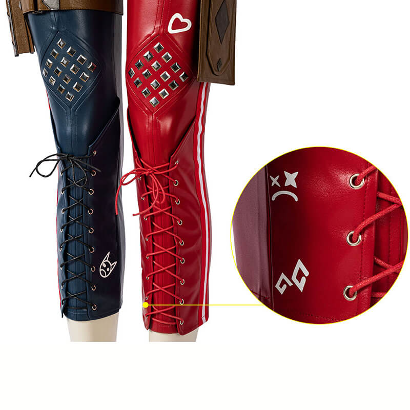 Harley Quinn Costumes Suicide Squad Kill the Justice League Cosplay Outfit Halloween Suit - Image 18