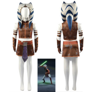 Kids Ahsoka Costume Star Wars Tales of the Jedi Ahsoka Tan Halloween Cosplay Outfit