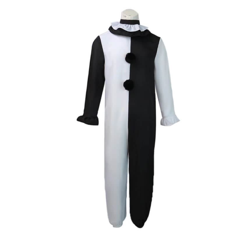 Terrifier 2 Art The Clown Halloween Jumpsuit Cosplay Costume with Halloween Mask - Image 4