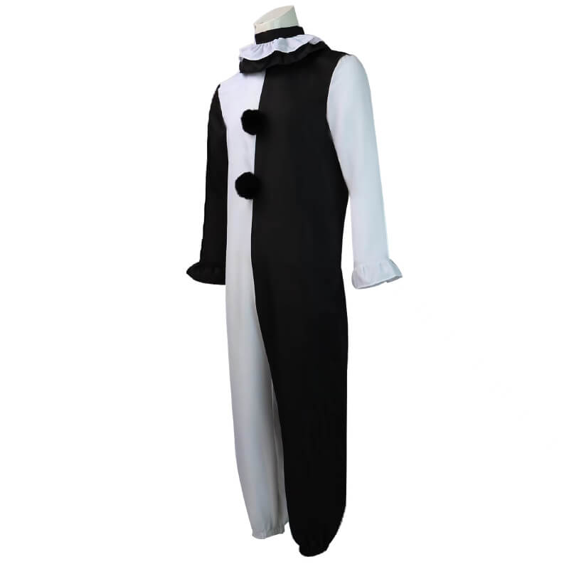 Terrifier 2 Art The Clown Halloween Jumpsuit Cosplay Costume with Halloween Mask - Image 5