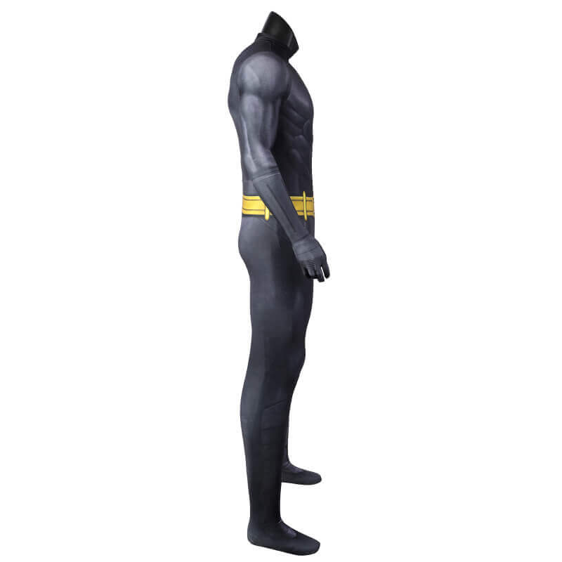 The Flash Batman Bruce Wayne Suit Halloween Cosplay Costume with Cloak - Image 5