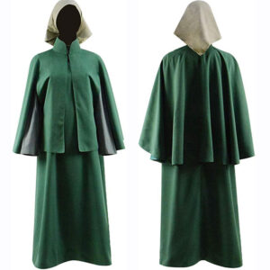 The Handmaid's Tale Cloak Cape Dress Party Women Cosplay Costume