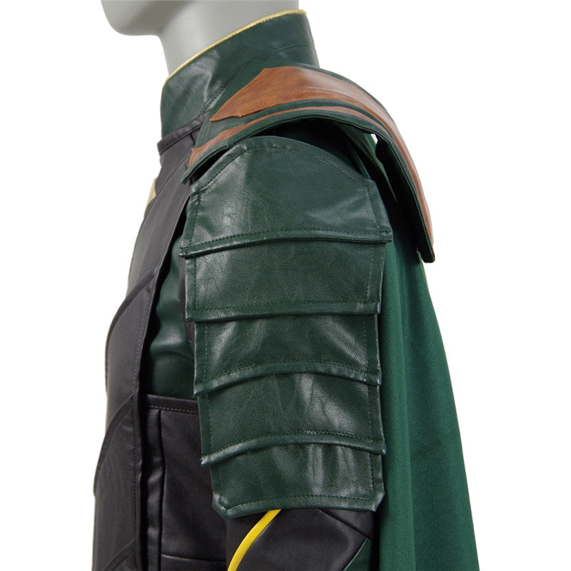Thor 3 Ragnarok Loki Outfit Halloween Cosplay Costumes Cloak Adults - Image 12