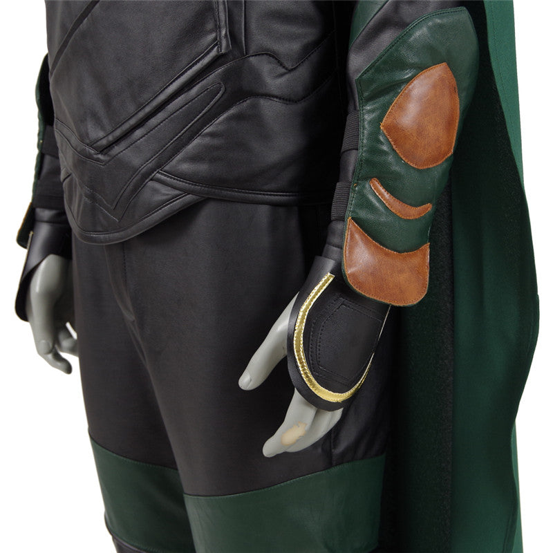 Thor 3 Ragnarok Loki Outfit Halloween Cosplay Costumes Cloak Adults - Image 13