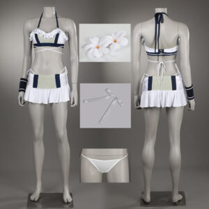 FF7R Tifa Lockhart Swimsuit Final Fantasy VII Rebirth Cosplay Costume White Beach Suit