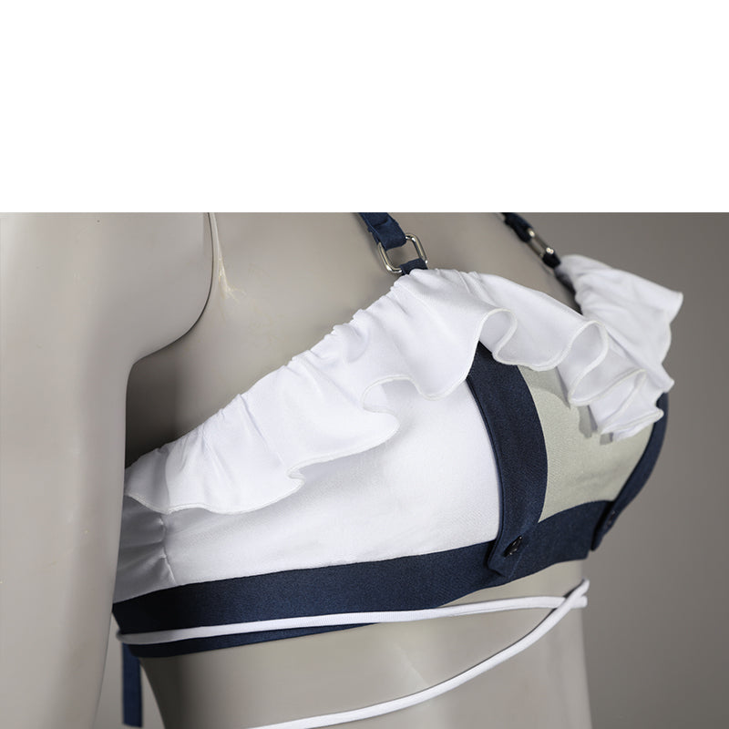 FF7R Tifa Lockhart Swimsuit Final Fantasy VII Rebirth Cosplay Costume White Beach Suit - Image 14
