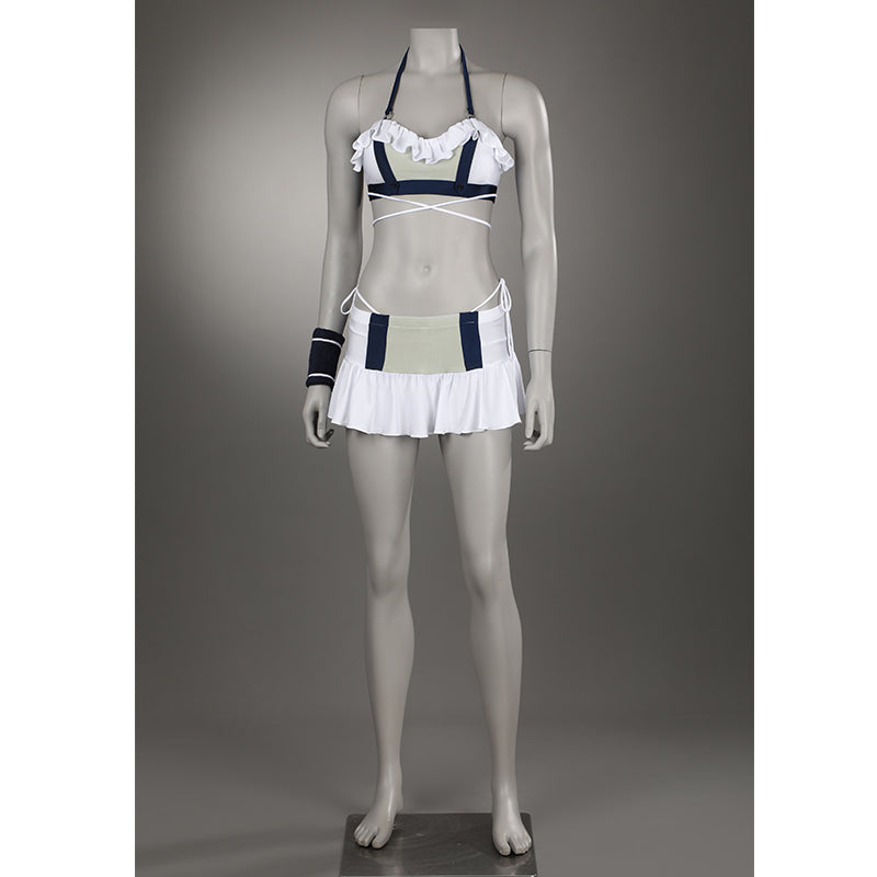 FF7R Tifa Lockhart Swimsuit Final Fantasy VII Rebirth Cosplay Costume White Beach Suit - Image 2