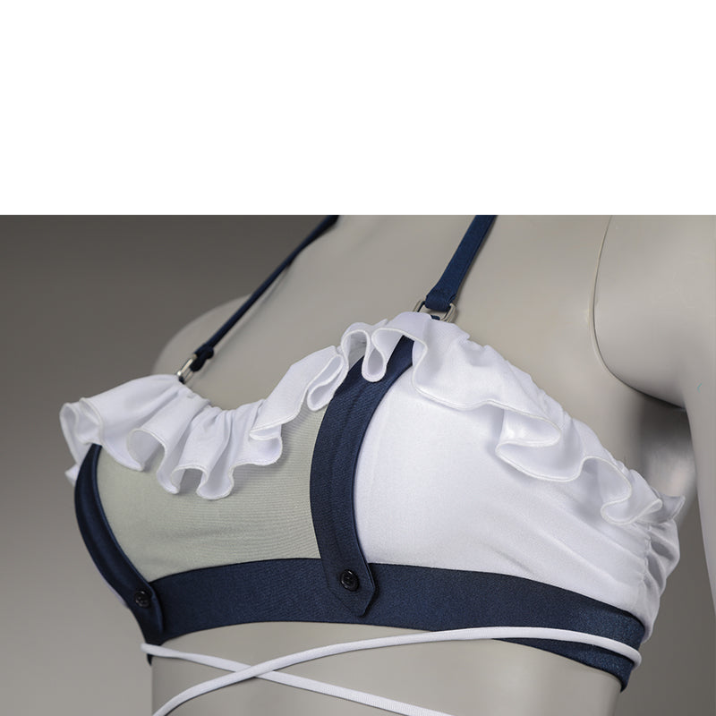 FF7R Tifa Lockhart Swimsuit Final Fantasy VII Rebirth Cosplay Costume White Beach Suit - Image 13