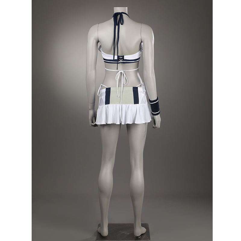 FF7R Tifa Lockhart Swimsuit Final Fantasy VII Rebirth Cosplay Costume White Beach Suit - Image 5