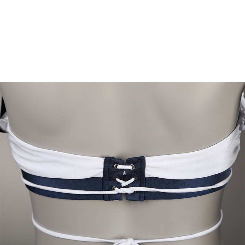 FF7R Tifa Lockhart Swimsuit Final Fantasy VII Rebirth Cosplay Costume White Beach Suit - Image 15