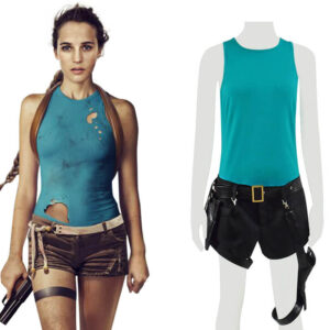 Tomb Raider Lara Croft Outfit Full Set Suits Cosplay Halloween Costume